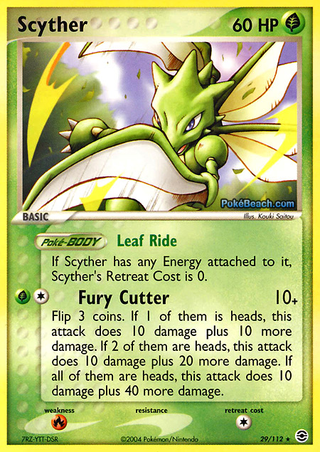 Carta de la expansión FireRed y LeafGreen