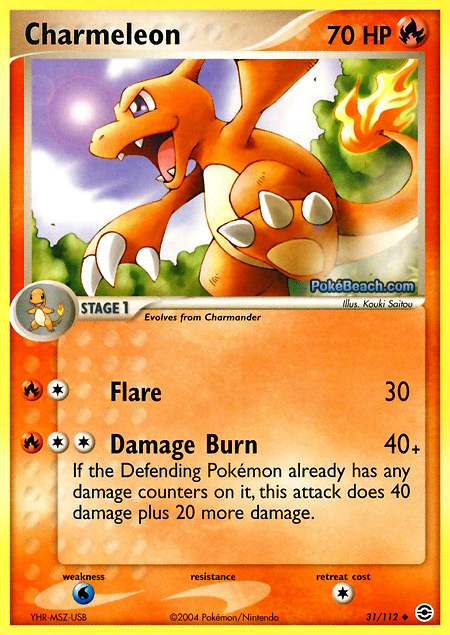 Carta de la expansión FireRed y LeafGreen