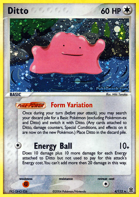 Carta de la expansión FireRed y LeafGreen