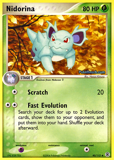 Carta de la expansión FireRed y LeafGreen