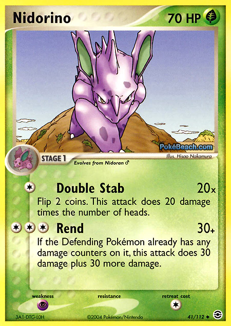 Carta de la expansión FireRed y LeafGreen