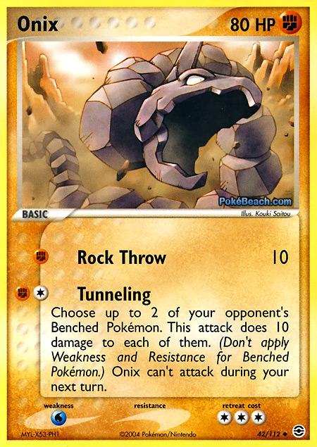 Carta de la expansión FireRed y LeafGreen