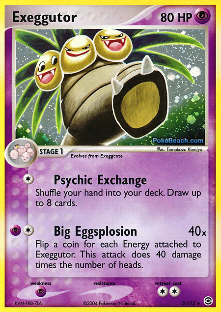 Carta de la expansión FireRed y LeafGreen