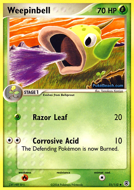 Carta de la expansión FireRed y LeafGreen