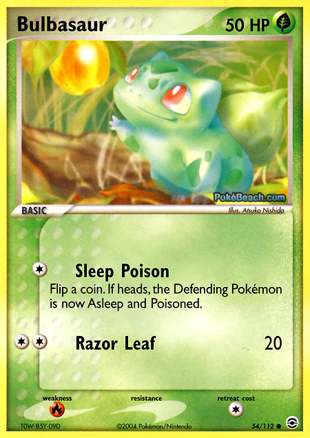 Carta de la expansión FireRed y LeafGreen