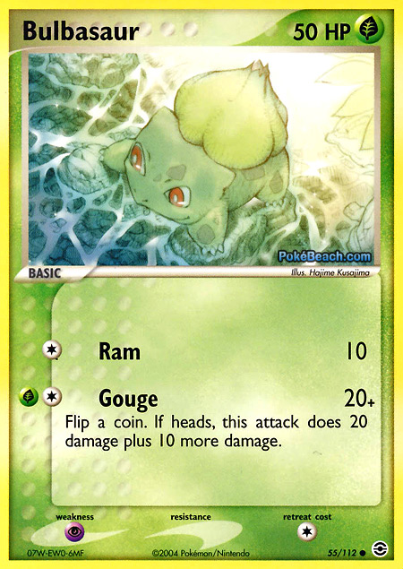 Carta de la expansión FireRed y LeafGreen