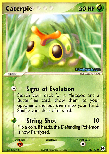 Carta de la expansión FireRed y LeafGreen