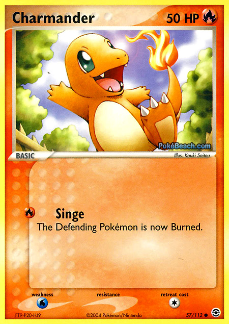 Carta de la expansión FireRed y LeafGreen