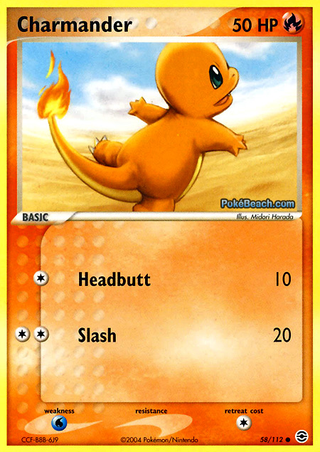 Carta de la expansión FireRed y LeafGreen