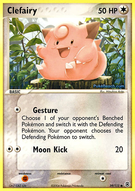 Carta de la expansión FireRed y LeafGreen