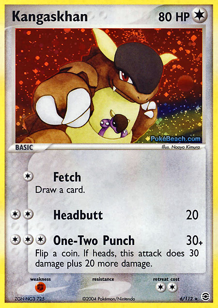 Carta de la expansión FireRed y LeafGreen