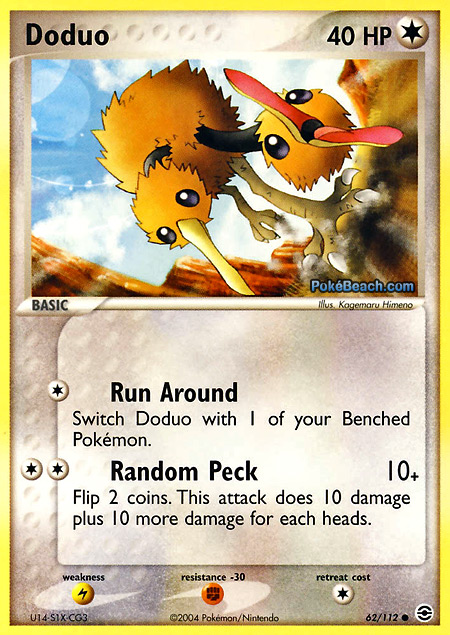 Carta de la expansión FireRed y LeafGreen