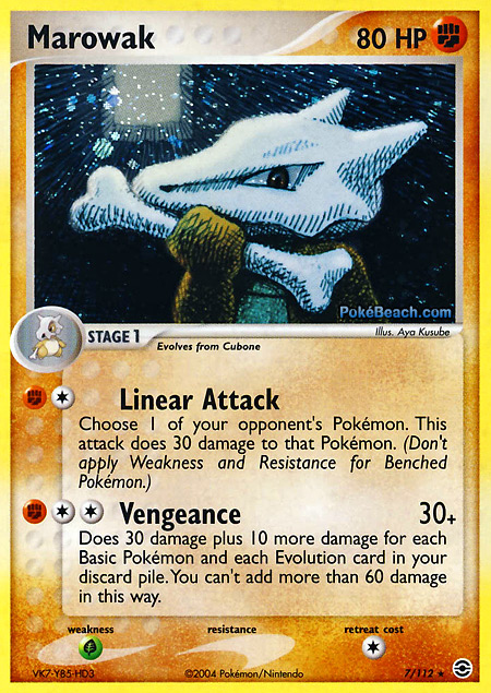 Carta de la expansión FireRed y LeafGreen