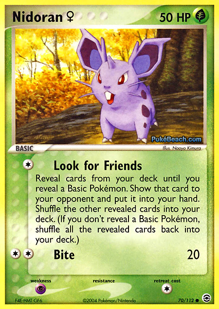 Carta de la expansión FireRed y LeafGreen