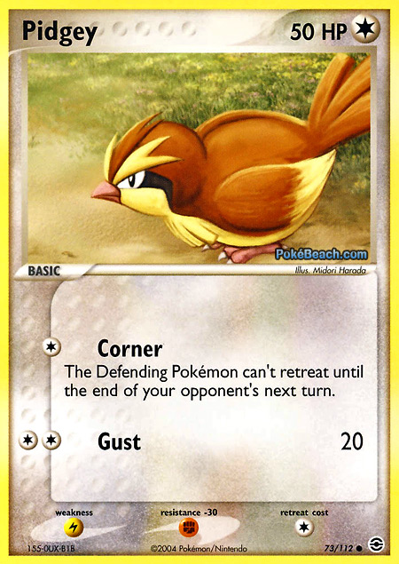 Carta de la expansión FireRed y LeafGreen