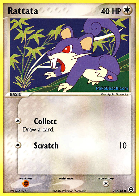 Carta de la expansión FireRed y LeafGreen