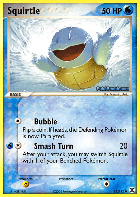 Carta de la expansión FireRed y LeafGreen
