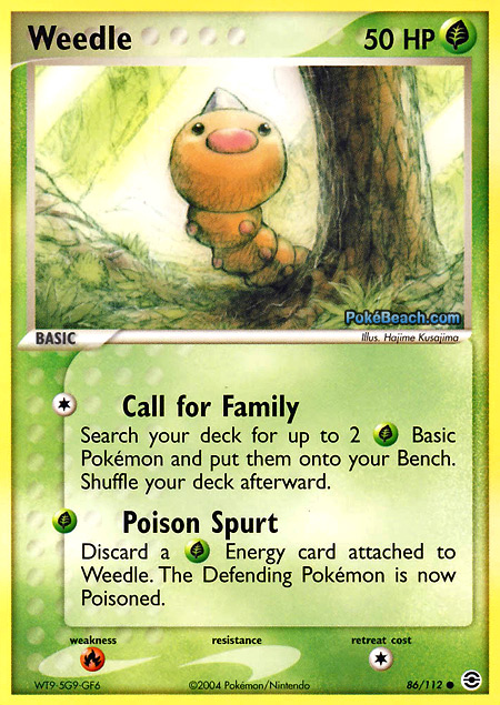 Carta de la expansión FireRed y LeafGreen