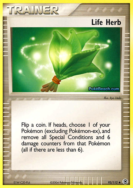 Carta de la expansión FireRed y LeafGreen