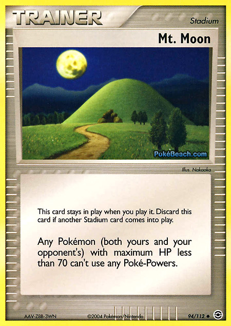 Carta de la expansión FireRed y LeafGreen