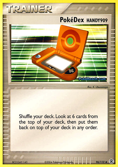 Carta de la expansión FireRed y LeafGreen