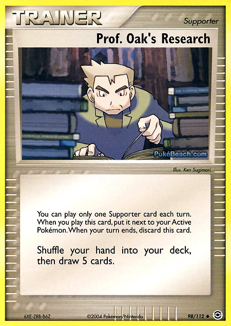 Carta de la expansión FireRed y LeafGreen