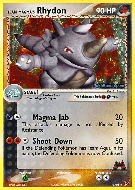 Carta de la expansión Team Magma Vs. Team Aqua