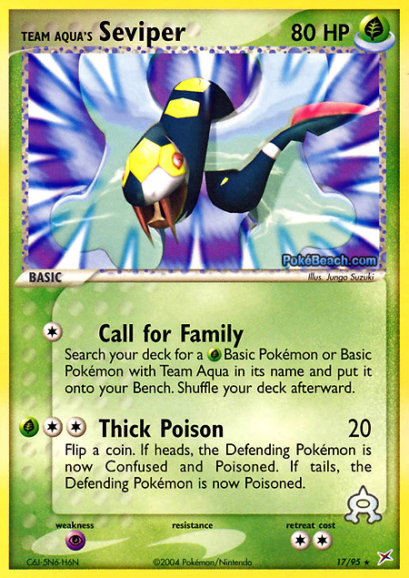 Carta de la expansión Team Magma Vs. Team Aqua