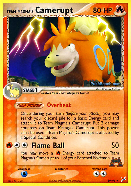 Carta de la expansión Team Magma Vs. Team Aqua