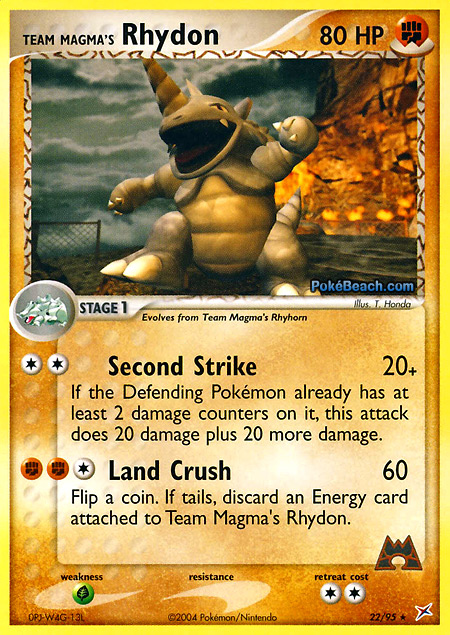 Carta de la expansión Team Magma Vs. Team Aqua