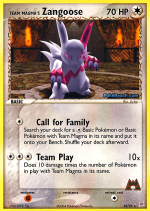 Carta de la expansión Team Magma Vs. Team Aqua