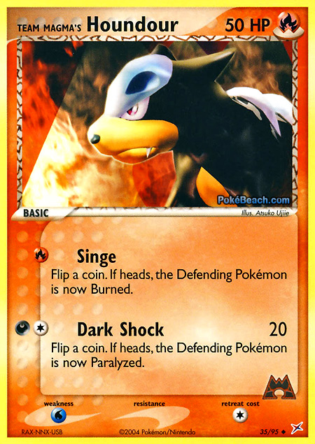 Carta de la expansión Team Magma Vs. Team Aqua