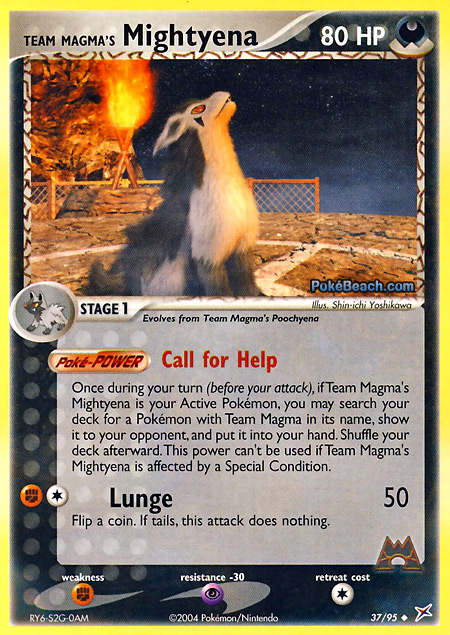 Carta de la expansión Team Magma Vs. Team Aqua