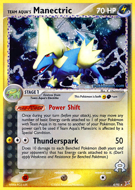 Carta de la expansión Team Magma Vs. Team Aqua