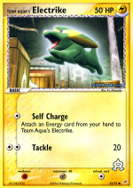 Carta de la expansión Team Magma Vs. Team Aqua