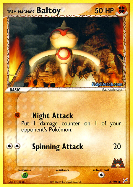 Carta de la expansión Team Magma Vs. Team Aqua