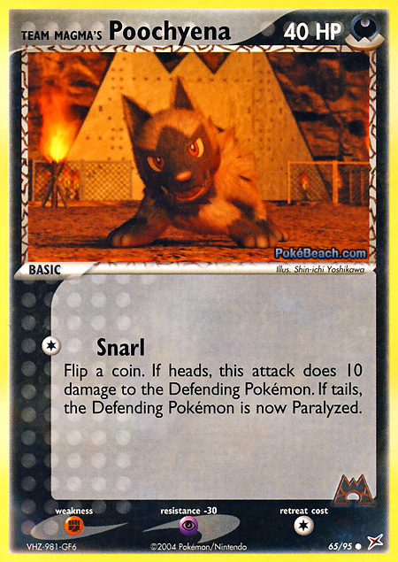 Carta de la expansión Team Magma Vs. Team Aqua