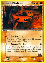 Carta de la expansión Team Magma Vs. Team Aqua