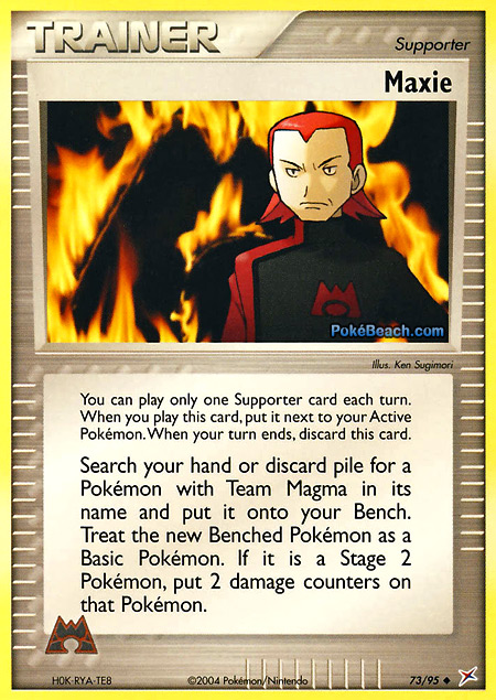 Carta de la expansión Team Magma Vs. Team Aqua