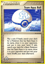 Carta de la expansión Team Magma Vs. Team Aqua