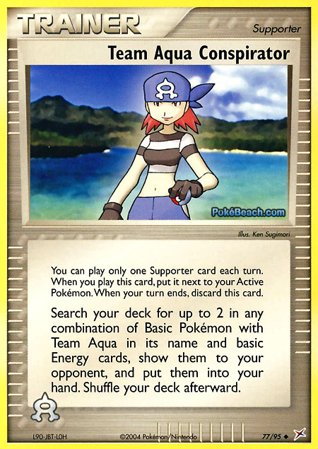 Carta de la expansión Team Magma Vs. Team Aqua