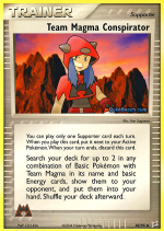 Carta de la expansión Team Magma Vs. Team Aqua