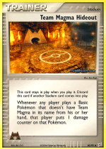 Carta de la expansión Team Magma Vs. Team Aqua
