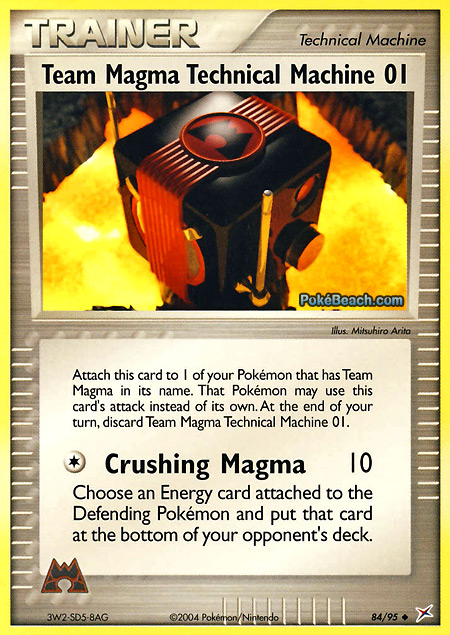Carta de la expansión Team Magma Vs. Team Aqua