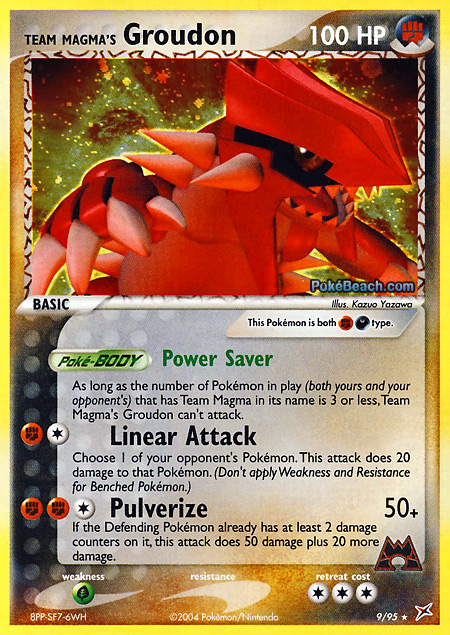 Carta de la expansión Team Magma Vs. Team Aqua
