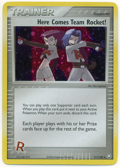 Carta de la expansión Team Rocket Returns
