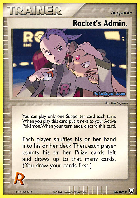 Carta de la expansión Team Rocket Returns