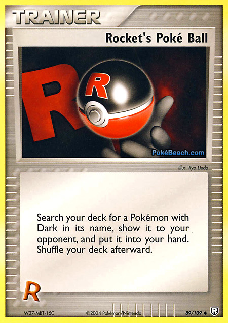 Carta de la expansión Team Rocket Returns