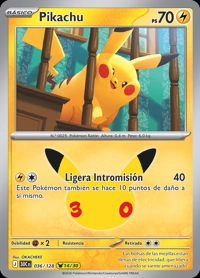 Pikachu (036/128)