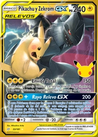 Pikachu y Zekrom GX
